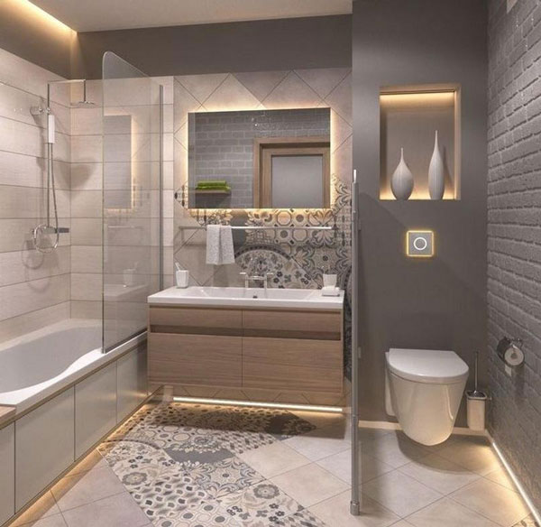 Thiết kế phòng tắm 4m2